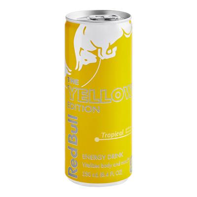 Red Bull Tropical Energy Drink 8.4 fl. oz. Can - 48/Case