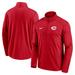 Men's Nike Red Cincinnati Reds Agility Pacer Lightweight Performance Half-Zip Top