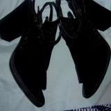 American Eagle Outfitters Shoes | Aeo Womens Size 81/2 Black Ankle Shoes Boots Eight Half 8.5 Heels Casual Dress | Color: Black | Size: 8.5