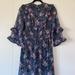 American Eagle Outfitters Dresses | Ae Studio Floral Print Boho Dress Xs New | Color: Blue | Size: Xs