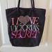 Victoria's Secret Bags | I Love Victoria's Secret Tote Bag Black | Color: Black | Size: Os