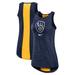 Women's Nike Navy Milwaukee Brewers Dri-FIT Performance Right Mix High Neck Tank Top