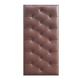 CAOXN 3D Soft PE Foam Faux Leather Wall Panels, Self Adhesive Wall Removable Sticker Waterproof Wallpaper Anti Collision for Nursery Baby Kids Room,Brown,10Pcs