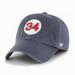 Boston Red Sox '47 Primary Team Logo David Ortiz #34 Fitted Franchise Hat - Blue