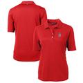 Women's Cutter & Buck Red Seattle Mariners Americana Logo DryTec Virtue Eco Pique Recycled Polo