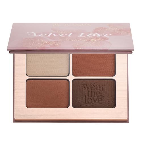 ZOEVA - VELVET LOVE EYESHADOW QUAD Lidschatten 6 g EASY NUDE EYES