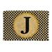 MacKenzie-Childs Monogrammed Entrance Mat Coir | 36 H x 24 W x 1.5 D in | Wayfair 349-14913