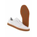 Mey & Edlich Herren Sneaker-Schuh Weiss einfarbig