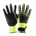 Gardening Work Gloves Heavy Duty Thorn Proof Leather Utility Safety Working Gloves Touch Screen Tear Resistant Gloves for Construction Mechanics Electrician Men Women