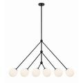 Crystorama Lighting - Omni - 6 Light Chandelier In Modern Style-28 Inches Tall
