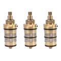 3X Brass Bath Shower Thermostatic &Handle for Mixing Valve Mixer Shower Bar Mixer Tap Shower Mixing Valve