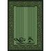 Joy Carpets 1574B-02 Fully Staffed Sage 3 ft.10 in. x 5 ft.4 in. WearOn Nylon Machine Tufted- Cut Pile Educational Rug
