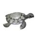 Zentique SHI043 14.5 x 6 x 17.25 in. Sea Turtle Sculpture Black & Cream - Large