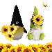 2 PCS Bee Gnome Spring Sunflower Doll Decor Plush Bumble Bee Gnomes Ornaments Handmade Faceless Cute Bee Tomte Nisse Elf Doll Indoor Desktop Gnomes Ornaments Home Festival DÃ©cor