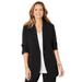 Plus Size Women's Right Fit™ Blazer by Catherines in Black (Size 30 W)