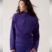 Athleta Sweaters | Athleta Altitude Polartec Half Zip Sweatshirt // Noble Blue #427880 | Color: Purple | Size: Various