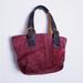 Coach Bags | Coach Burgundy Suede Bucket Satchel Purse | Color: Purple/Red | Size: Os