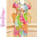 Lilly Pulitzer Dresses | Lilly Pulitzer Brewster Dress, More Lovers Coral, Size Small | Color: Green/Pink | Size: S