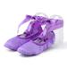 Cathalem Kids Shoes Size 4 Children Dance Shoes Strap Ballet Shoes Toes Indoor Yoga Training Shoes Girls Sneaker Shoes Purple 4.5 Years