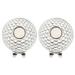 HOMEMAXS 2Pcs Golfs Ball Markers Exquisite Golfs Hat Clips Zinc Alloy Ball Markers Golfs Supplies