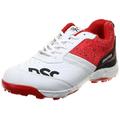 DSC Zooter Cricket Shoes | White/Red | for Boys and Men | Polyvinyl Chloride | 11 UK, 12 US, 45 EU