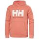 Helly Hansen Unisex Kinder Jr Hh Logo Hoodie 2.0 Sweatshirt, Peach Echo, 10 Jahre EU