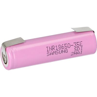 Samsung - INR18650-35E 3500mAh 3,7V 18650 Akku mit u Lötfahne