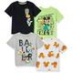 Amazon Essentials Disney | Marvel | Star Wars Jungen Kurzärmlige T-Shirts (zuvor Spotted Zebra), 4er-Pack, Mickey Basketball, 11-12 Jahre