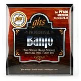 GHS PF180 Stainless Steel Banjo Loop End Strings - .011-.024 Medium 5-string
