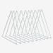 Roofei Files Folder Stand Desktop File Organizer Book Shelf Magazine Rack 9 Slot File Sorter Eye-catching Decoration(White)