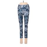 Under Armour Leggings: Blue Paint Splatter Print Bottoms - Women's Size Small