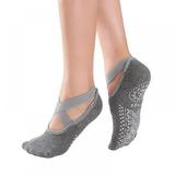 Orchip Women Yoga Socks Non-Slip Grips & Straps Sock Slippers For Pure Barre Ballet Dance