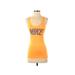 Nike Active Tank Top: Orange Solid Activewear - Women's Size X-Small