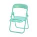 Uxcell Chair Cell Phone Stand Candy Color Mobile Phone Holder Multi Angle Mini Folding Chair Cradle Green