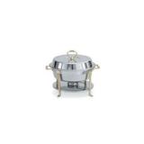 Vollrath 46030 Classis Round Chafer, Stainless with Brass Trim, 6 qt screenshot. Refrigerators directory of Appliances.