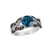 Le Vian Ring Featuring 1.88 Ct. T.w. Deep Sea Blue Topaz™, 1/4 Ct. T.w. Chocolate Diamonds, 1/5 Ct. T.w. Nude Diamonds™ In 14K Vanilla Gold, 7