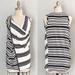 Anthropologie Tops | Anthropologie Fei Mixed Media Striped Tank Top Xs | Color: Black/White | Size: Xs