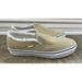 Vans Shoes | New Women’s Vans Sneakers Asher Slip On Suede Sherpa Taupe / White Size 9.5 | Color: White | Size: 9.5