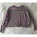 American Eagle Outfitters Tops | Euc Crop Long Sleeve Shirt | Color: Purple | Size: Xl