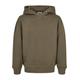 Hoodie URBAN CLASSICS "Damen Girls Organic Hoody" Gr. 110/116, grün (olive) Mädchen Sweatshirts