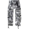 Cargohose BRANDIT "Brandit Herren Vintage Cargo Pants" Gr. XXL, US-Größen, weiß (snowcamouflage) Herren Hosen Cargohosen