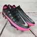 Nike Shoes | Nike Soccer Cleats Mens 7 Black Pink Phantom Gt Elite Lace Up Swoosh Spell Out | Color: Black | Size: 7