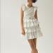 Anthropologie Dresses | Love The Label X Anthropologie Ruffled Halter Mini Dress Size Large | Color: White | Size: L