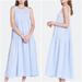 Anthropologie Dresses | Anthropologie En Saison Format Gingham Midi Dress Xs Nwt | Color: Blue/White | Size: Xs