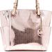 Michael Kors Bags | Michael Kors East/West Signature Tote. Metallic Rose. Good Condition. Pre-Owned | Color: Cream | Size: Os