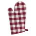 Woven Trends: Buffalo Modern Kitchen Dining Accessories, 7" X 13" Oven Mitts, Burgundy Cotton in Red | 13 H x 7 W in | Wayfair BU27OVBUR7X1336