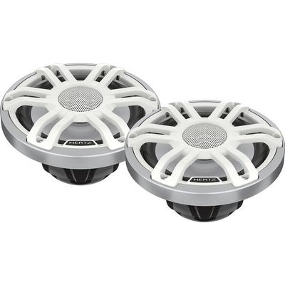 Hertz Marine HMX 6.5 S-LD-SW 6-1/2" 2-way Speakers + RGB Silver-White