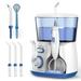 Genkent Water Dental Flosser with 5 Multifunctional Tips 10 Water Pressures Dental Water Teeth Cleaner Braces Teeth Cleaner