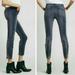 Free People Jeans | Free People Sueded Sateen Zipper Back Skinny Moto Jeans Size 27 | Color: Gray | Size: 27