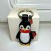 Coach Accessories | Coach Multicolor Leather Signature Penguin Key Chain Fob Charm Keychain | Color: Black/Red | Size: Os